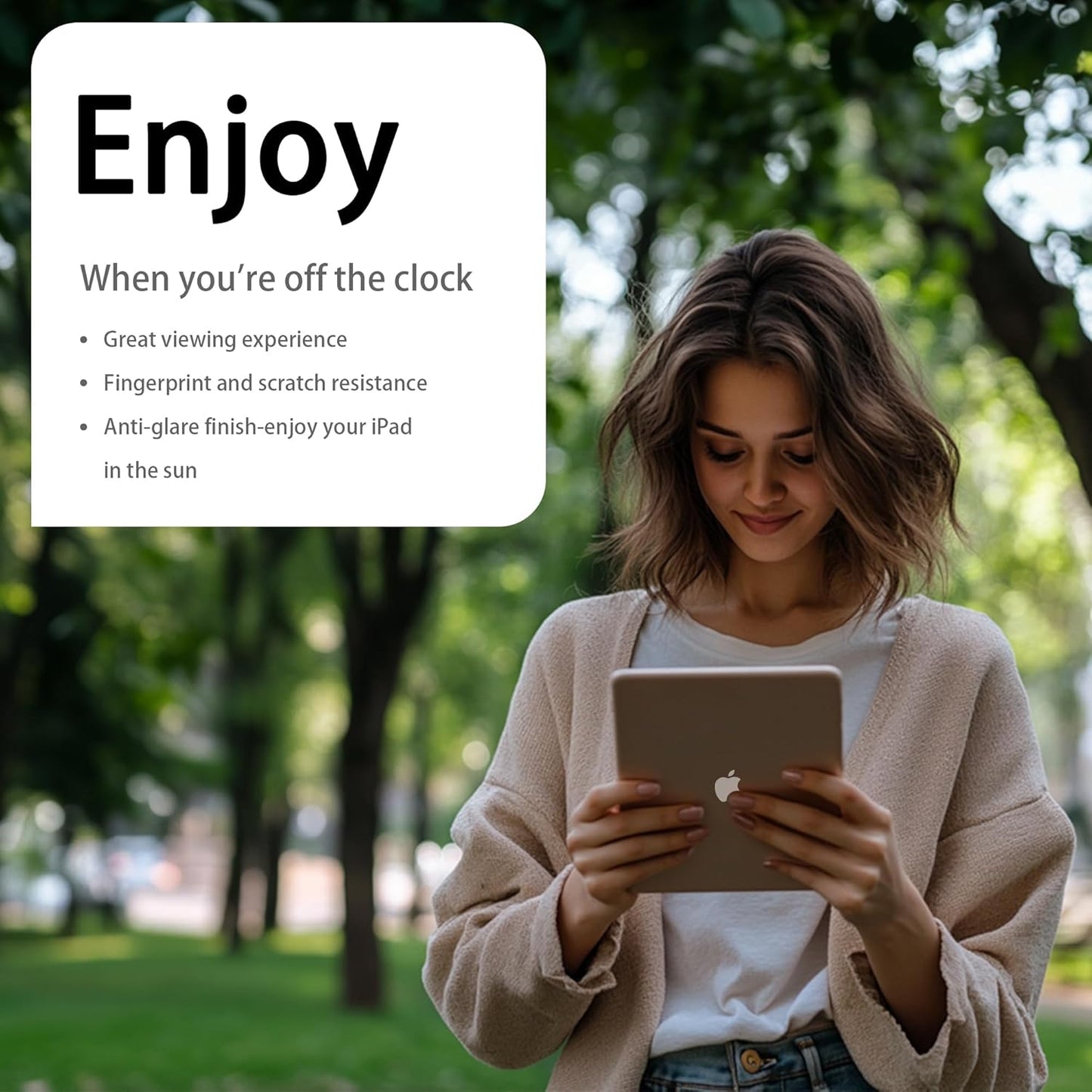 Megoo Paper Glass Screen Protector for iPad Pro 13 inch (2024 M4), Matte for Writing and Drawing, Anti-Glare, Easy Installation, Case Compatible, 2-Pack