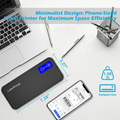 Bluetooth Thermal Label Printer for Mac, Windows, Phone, Tablet, Wireless 4x6 Shipping Label Printer for Shipping Packages, Support USPS, Ebay, Amazon, Pirate Ship