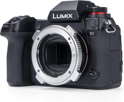 VILTROX EF-L Pro Lens Mount Adapter EF/EF-S Lens to L mount Camera with Security Lock Autofocus Lens Converter Compatible with Canon EF/EF-S Lens to L-mount Camera Leica SL2/Lumix S1 S1H S5/Sigma fp L