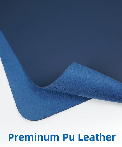 Non-Slip Desk Pad,Mouse Pad,Waterproof PU Leather Desk Protector,Ultra Thin Large Desk Blotter,Waterproof Keyboard mat for Office/Home/Decor(Midnight Blue 23.6" x 13")