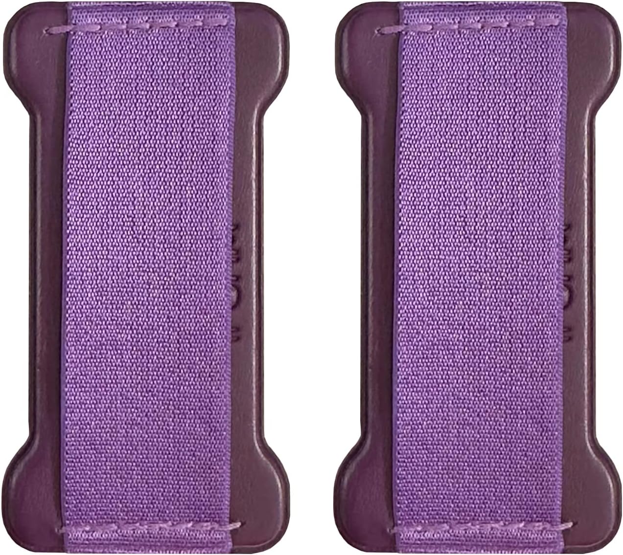 Phone Grip Strap Holder for Hand, Universal Finger Strap Phone Holder, Finger Selfie Grip Compatible with Most Smartphones (Deep Purple) -2PC
