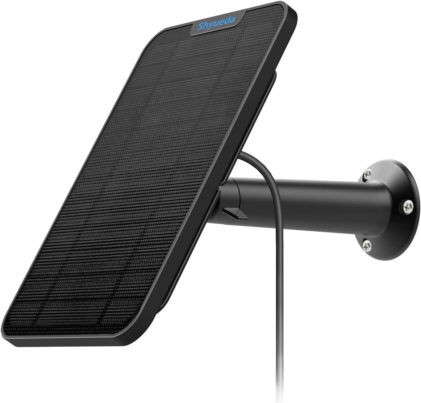 4W Solar Panel Charging Charger Compatible with Arlo Pro 3/Pro 4/Pro 5S 2K/Ultra/Ultra 2 /Go 2 only, 13.1ft Waterproof Charging Cable, IP65 Weatherproof Secure Wall Mount (3-Pack)