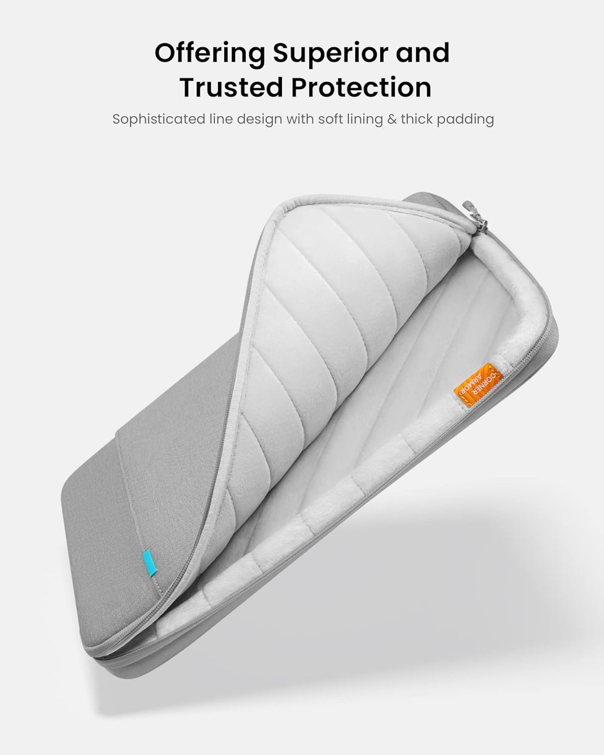 tomtoc 360° Protective Laptop Sleeve for 12-inch New Surface Pro, Copilot+PC 2025, 12.3-13 Inch Surface Pro 11/10/9/8/X/ 7+/7/6/5/4 with Keyboard, Shockproof Water-Resistant Notebook Laptop Case Bag