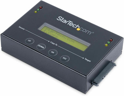 StarTech.com 1:1 Standalone Hard Drive Duplicator with Disk Image Manager For Backup and Restore, Store Several Disk Images on one 2.5/3.5" SATA Drive, HDD/SSD Cloner, No PC Required, TAA