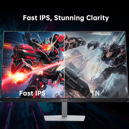 KTC 24.5 inch 400Hz 240Hz Gaming Monitor | Fast IPS 1ms | FHD 1080P Monitor | HDR 400 128% sRGB | HDMI x2, DP x2 |Tilt Adjustability Silver-Gray VESA 360Hz Monitors H25X7
