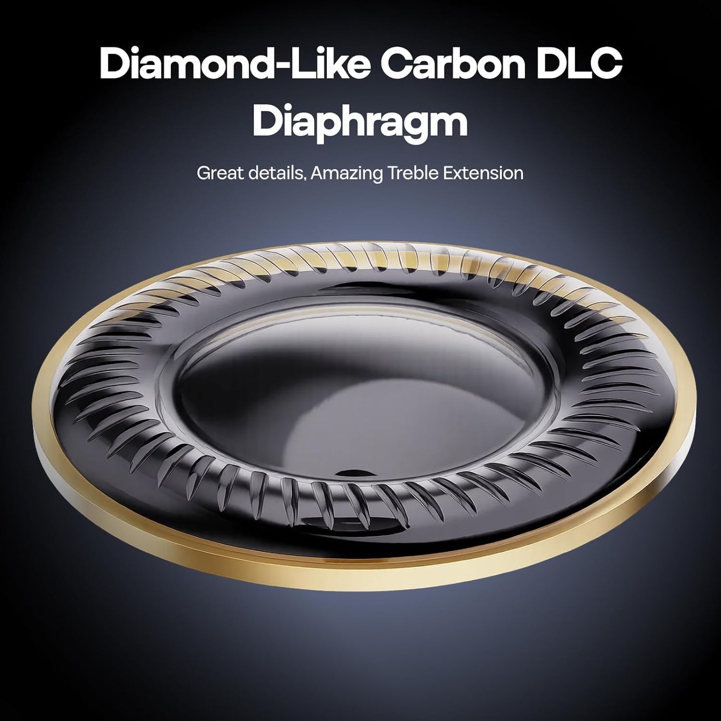 Linsoul Kefine Klean in Ear Monitor,10mm DLC Diaphragm Dynamic Driver HiFi Earphones,Wired Gaming Earbuds,Replaceable Nozzles,Detachable Silver-Plated Cable for Audiophile (with Mic Type-C, Black)