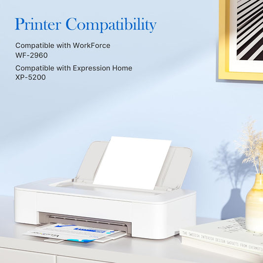 Valuetoner 222XL (5-Pack) High-Capacity Black & Standard Color Remanufactured for Epson 222 Ink Cartridges 222XL Work with Workforce WF-2960 Expression XP-5200 (2 Black, 1 Cyan, 1 Magenta, 1 Yellow)