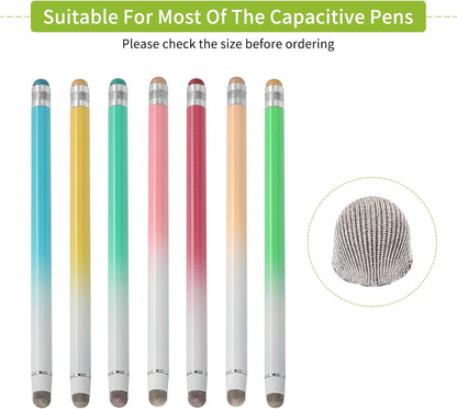 MECCANIXITY 10Pcs Replacement Fiber Mesh Tips for Stylus Pens 8.5mm Suitable for Capacitive Touch Screen,High Sensitivity,Soft,No Scratch Screen Pen Tip
