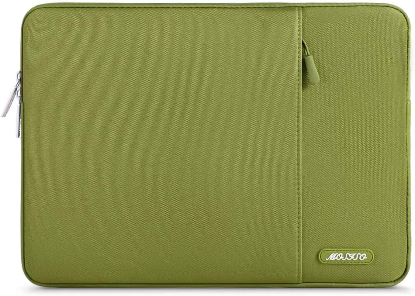 MOSISO Laptop Case 13 inch, 13 inch Laptop Sleeve Compatible with MacBook Air M4 M3 M2 M1 2025-2018 / Pro M2 M1 2025-2016, Polyester Vertical Computer Sleeve Bag with Pocket, Chartreuse