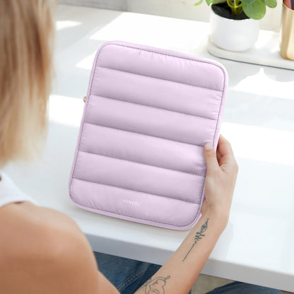 Vandel - The Original Puffy iPad Sleeve 9-11 Inch Tablet Sleeve, Purple i Pad Case for Women and Men, Cute iPad Air Pouch, 9 10 Inch, 11 Inch Bag