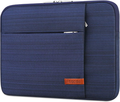 Lacdo Chromebook Case 11 Inch Laptop Sleeve for 11 Inch Acer HP Lenovo Dell Samsung ASUS Chromebook Spin 3 11, 13 inch New Surface Pro 11 Copilot+PC / 10 9 8 X, 11.6" MacBook Air Computer Bag, Blue