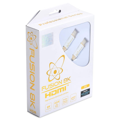 White HDR HDMI 2.1 Certified Cable Supports 10K 8K @60Hz and 4K @120Hz Compatible with Dolby Vision and All TVs, BluRay, Xbox Series X, PS5 (3 Feet)