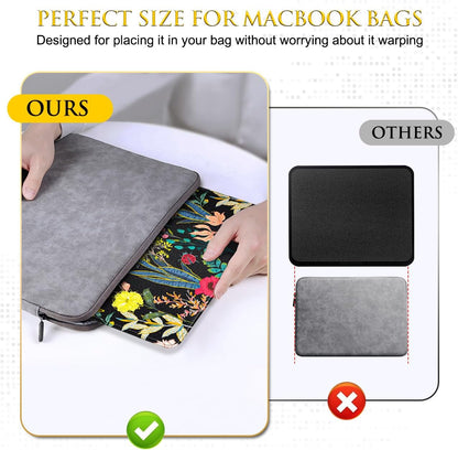 JIKIOU 3 Pack Mouse Pad with Stitched Edge, Comfortable Mouse Pads with Non-Slip Rubber Base, Washable Mousepads Bulk with Lycra Cloth, Mouse Pads for Computers Laptop Mouse 10.2x8.3in Black Flowers