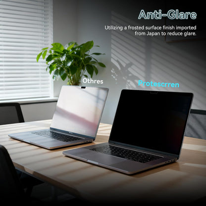 360° Privacy Screen for MacBook Air 13.6/13 Inch (2022-2025, M2, M3, M4), 4 Way Privacy Anti Glare Blue Light Filter Shield Film Anti Spy Laptop Protector for Mac 13.6In Computer