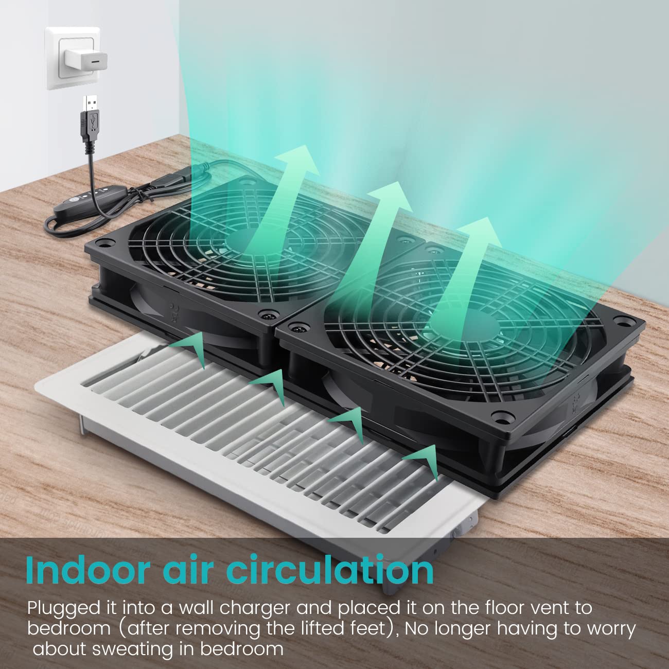 Wathai High Airflow Router Cooling Fan for Computer Cooler TV Small Box DC 5V USB Power 120mm 240mm Fan with Multi Speed Controller