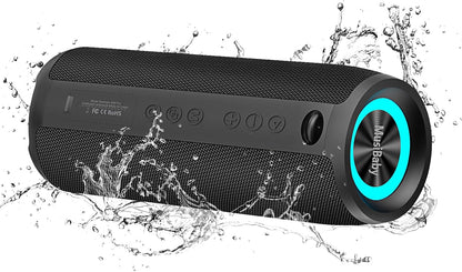 Bluetooth Speaker IPX6 Waterproof.Musibaby M88pro with Loud Stereo Sound,Portable Wireless Speaker,40H Battery,Bluetooth 5.3,Dual Pairing, Shower Outdoor Speaker for Party, Beach, Gifts Ideal.