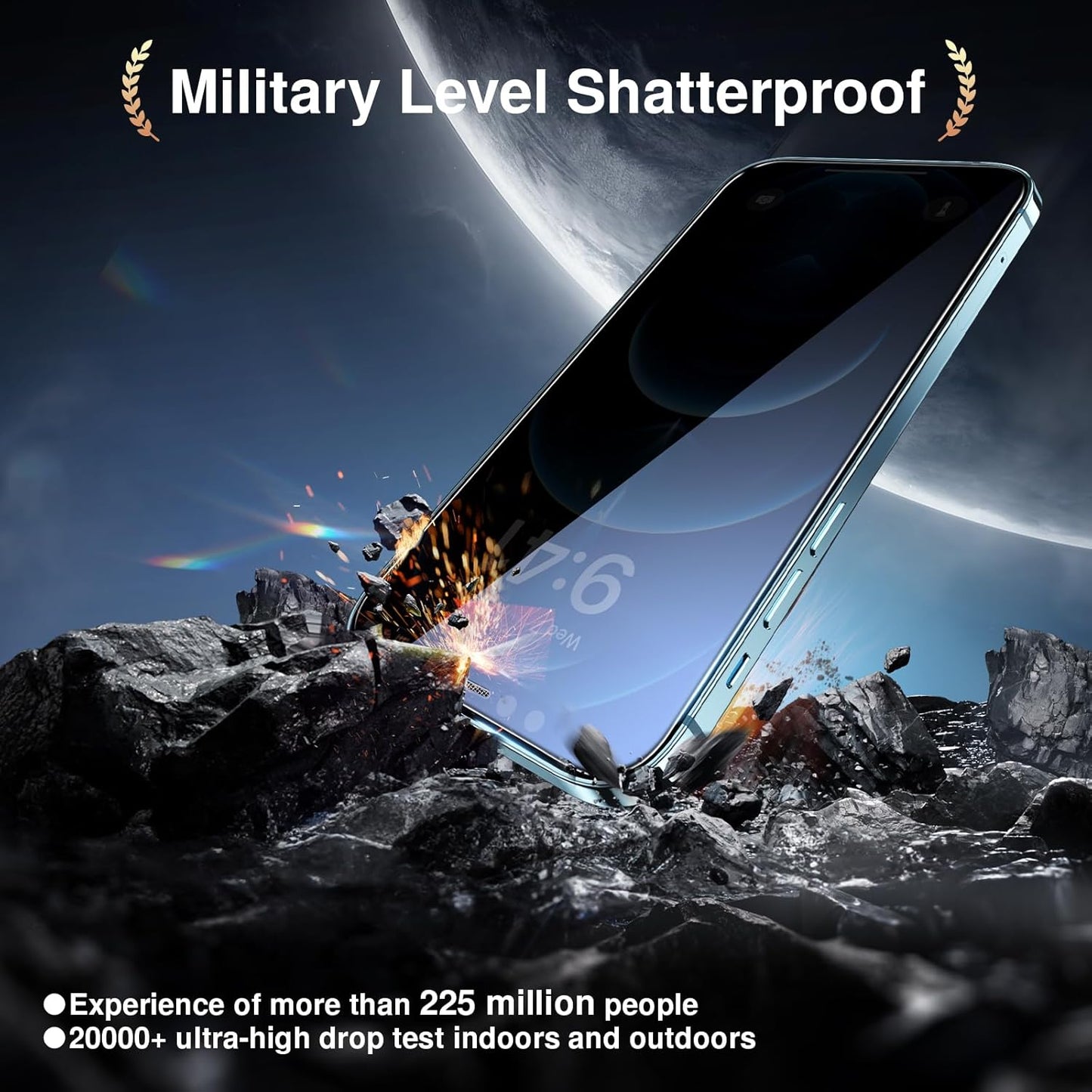 SMARTDEVIL 2+2Pack Privacy Screen Protector for iPhone 12 Pro Max with Camera Lens Protector,Shatterproof Tempered Glass[True 28°Anti Spy][9H Hardness][Auto Dust-Elimination Install][Bubble Free]