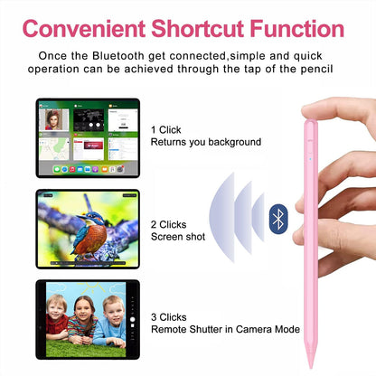 Stylus Pen for iPad 2018-2025 with Palm Rejection, Apple Pencil for Pad11th/10th/9th/8th/7th/6th Gen, iPad Pro 11/12.9 inch, New iPad Air 2025 11&13-inch(M3/2) /5th/4th/3th Gen, iPad mini 6th/5th