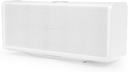 DOSS SoundBox Ultra Bluetooth Speaker with 2.1 Channel Audio, 80W Superior Sound with Deep Bass, Two DSP Technologies, 18H Playtime, BT 5.3, Wireless for Home, Office, Room-White