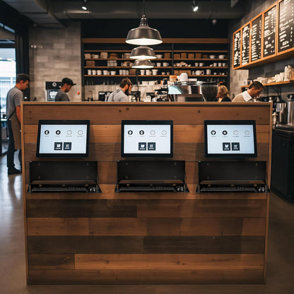 2 Pcs 24 Inch Keyboard Wall Mount Foldable Fits Standard Computer Keyboard Mouse Stand Tray Organizer for Small Offices Apartments, Easy Installation with 4 Screws (Black)