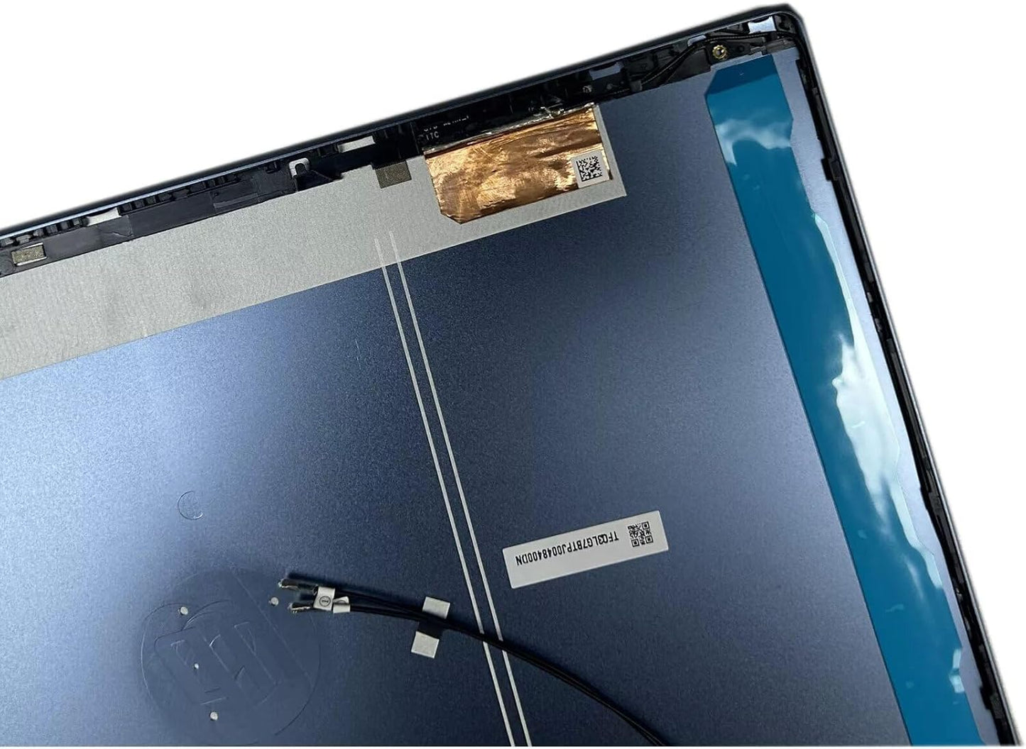 New Replacement Laptop LCD Cover Back Rear Top Lid/LCD Back Cover with Hinges for HP 15CS 15-CS 15-CW 15T-CS 15Z-CW Series L51799-001 Fog Blue (A+H for HP 15-CS 15-CW)