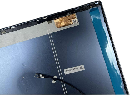 New Replacement Laptop LCD Cover Back Rear Top Lid/LCD Back Cover with Hinges for HP 15CS 15-CS 15-CW 15T-CS 15Z-CW Series L51799-001 Fog Blue (A+H for HP 15-CS 15-CW)