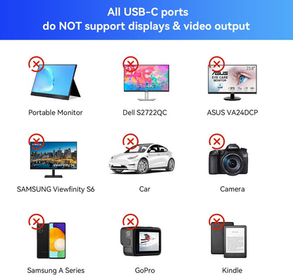 USB C to USB C Hub 10Gbps, 3 USB 3.2 Gen 2 Ports, 4K@60Hz HDMI, 100W PD, 2 USB 3.0 & SD/TF Card Reader, USBC Splitter Multiport Adapter for MacBook Pro/Air, iMac, iPad Pro(Not Support Type-C Monitor)