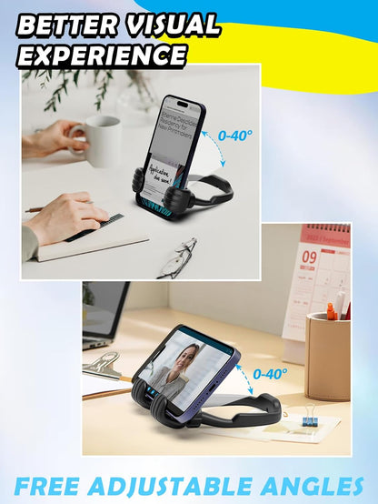 Cell Phone Stand Thumbs Up Lazy Phone Holder: Graduation Gifts for Kids Teen Boys Him 2025 Phone Stand for Desk Back to School Supplies Gifts for Men Women Birthday Funny Cool Gadgets Trendy Stuff