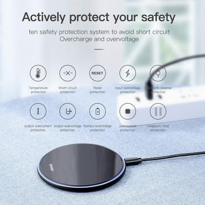Fast Wireless Charger,20W Max Wireless Charging Pad Compatible with iPhone 16/16 Pro/Pro Max/15/14/13/12/11/X,AirPods;FDGAO Induction Charge Mat for Samsung Galaxy S25/S24/S23/S20/Pixel/G8