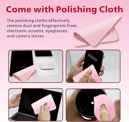 Stylus Pen for iPad,14Mins Fast Charge for Apple Pencil,Palm Rejection,Tilt Sensitivity, Pen for iPad11/10/9/8/7/6, Pro 12.9"/11"/13" M4, Mini 6/5, Air 5/4/3/11"-13" M2/M3 with Polishing Cloth