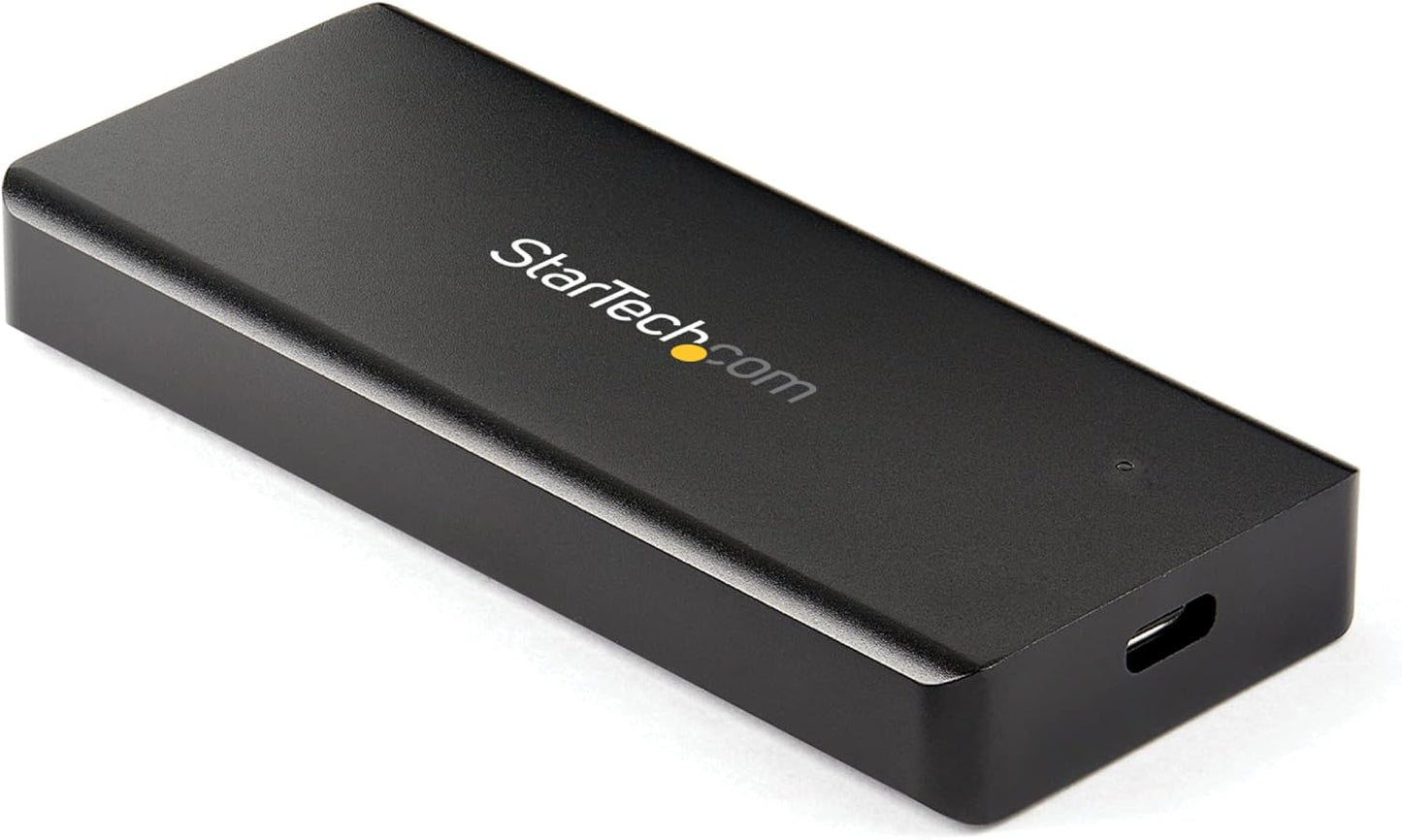 StarTech.com USB-C 10Gbps M.2 NVMe PCIe SSD Enclosure - Rugged Aluminum External M.2 PCIe M-Key Case IP67 Rated - 1GB/s Read/Write - Supports 2230/2242/2260/2280 - TB3 Compatible - Mac/PC, TAA