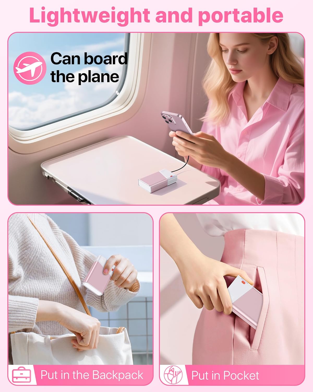 Portable Charger 20000mAh, 22.5W PD 3.0+QC 4.0 Super Fast Charging Power Bank, Cooler Aerospace Metal Case for iPhone 17 16 15 14, 13 Android, iPad, Samsung Google Tablet & More, Travel Essential