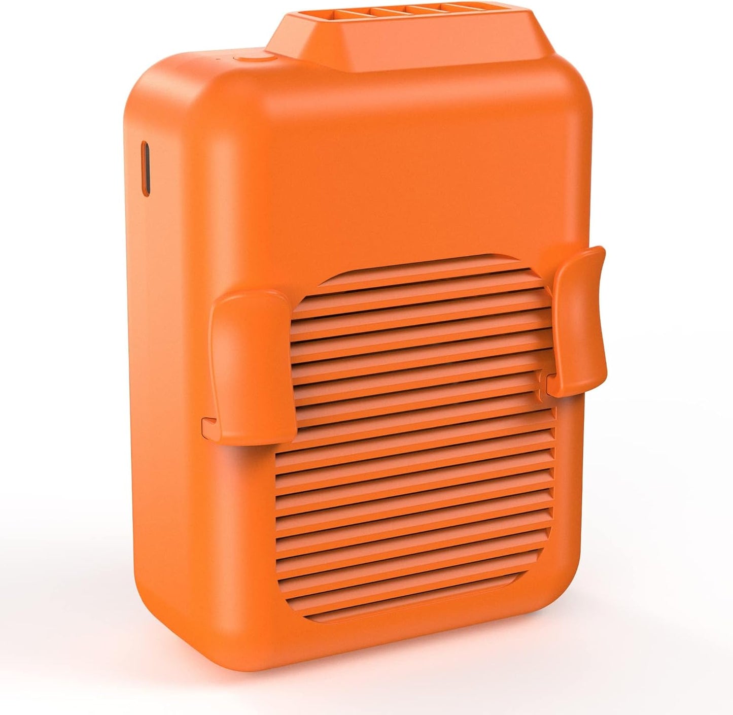 Portable Mini Waist Fan Clip on Belt, 6000mAh Rechargeable Battery Powered Wearable Body Fan With Max 23H Working Time, 3 Speeds, 5100RPM Strong Airflow for Jobsite Farm Fishing Gardening Camping