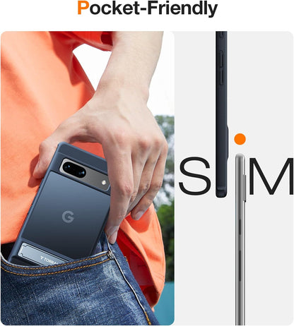 TORRAS Marsclimber for Google Pixel 7a Case [8FT Military-Grade Protection] [3 Stand Ways] with Firm Kickstand Comfortable and Non-Slip Gripping for Google Pixel 7a Phone Case Slim 5G 6.1 inch, Black