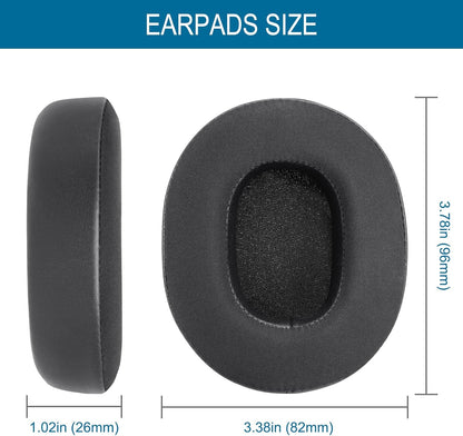 GEVO Ear Pads Replacement for Skullcandy Hesh 3 Hesh EVO Hesh ANC Headphone, Earpads Cushions for Crusher Wireless Crusher Evo Crusher ANC Headset with Protein Leather Memory Foam (Cooling-Gel)