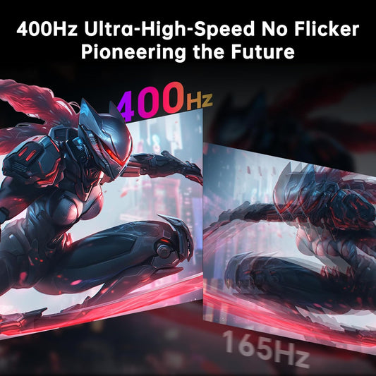 KTC 24.5 inch 400Hz 240Hz Gaming Monitor | Fast IPS 1ms | FHD 1080P Monitor | HDR 400 128% sRGB | HDMI x2, DP x2 |Tilt Adjustability Silver-Gray VESA 360Hz Monitors H25X7