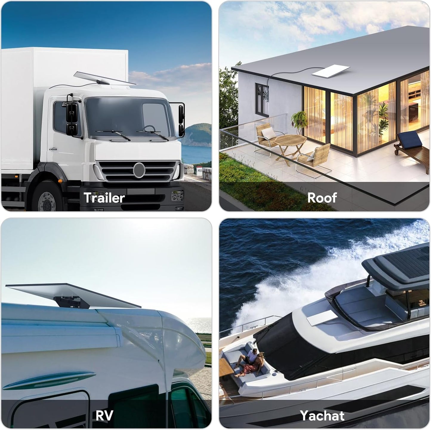 XLTTYWL Starlink Gen 3 Mount, Premium Heavy Duty Starlinks Gen3 Standard Mobility Roof Mount for Gen 3/V3 Starlink Flat Standard Dishy Fits RV, Boat, Wood, Metal, Plastic or Slotted Vehicle Rails