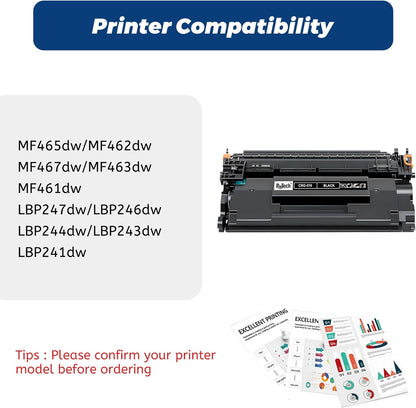 070 Toner Cartridges,for Canon 070 CRG070 070H for Canon imageCLASS MF465dw, MF462dw, LBP247dw, LBP246dw Printer,2 Black (with Chip)