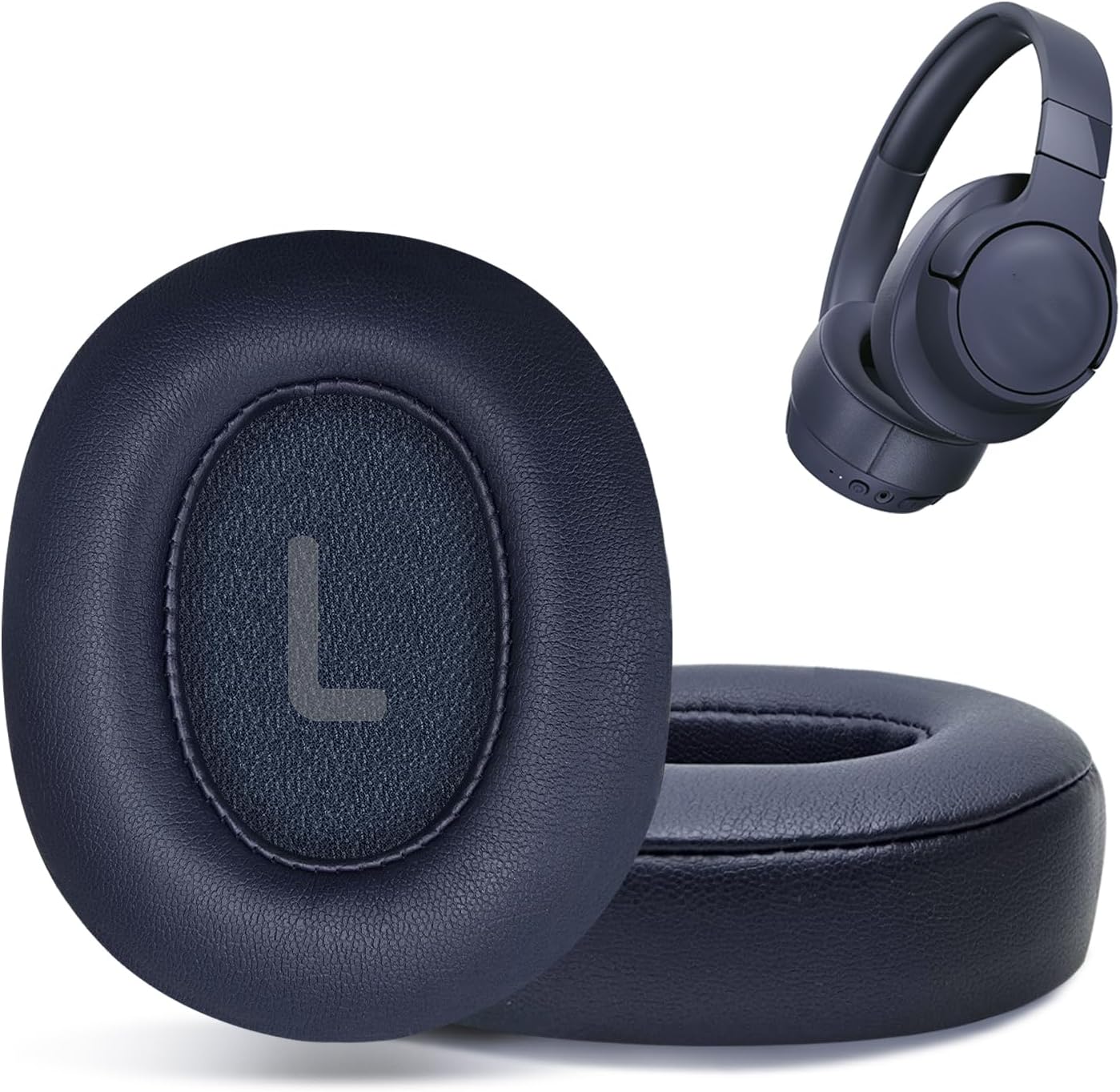 Replacement Ear Pads for JBL Tune 700(700BT)/710(710BT)/720(720BT)/750(750BT,750BTNC)/760(760NC)/770(770NC) Headphones, Headset Ear Cushions, Headset Earpads, Ear Cups Cover-Blue