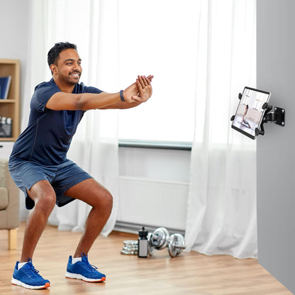 Tablet Wall Mount, Suitable for 7 to 13 inch Tablet PCs, Homes, Classrooms, Medical Places, Business （Black）