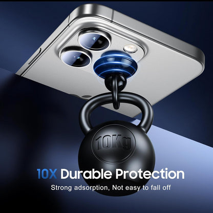 UniqueMe for 3 Pack iPhone 15 Pro/iPhone 15 Pro Max Camera Lens Protector, [Drop Protection] [Case Friendly] Camera Cover Screen [Update New Version] - All-Silver