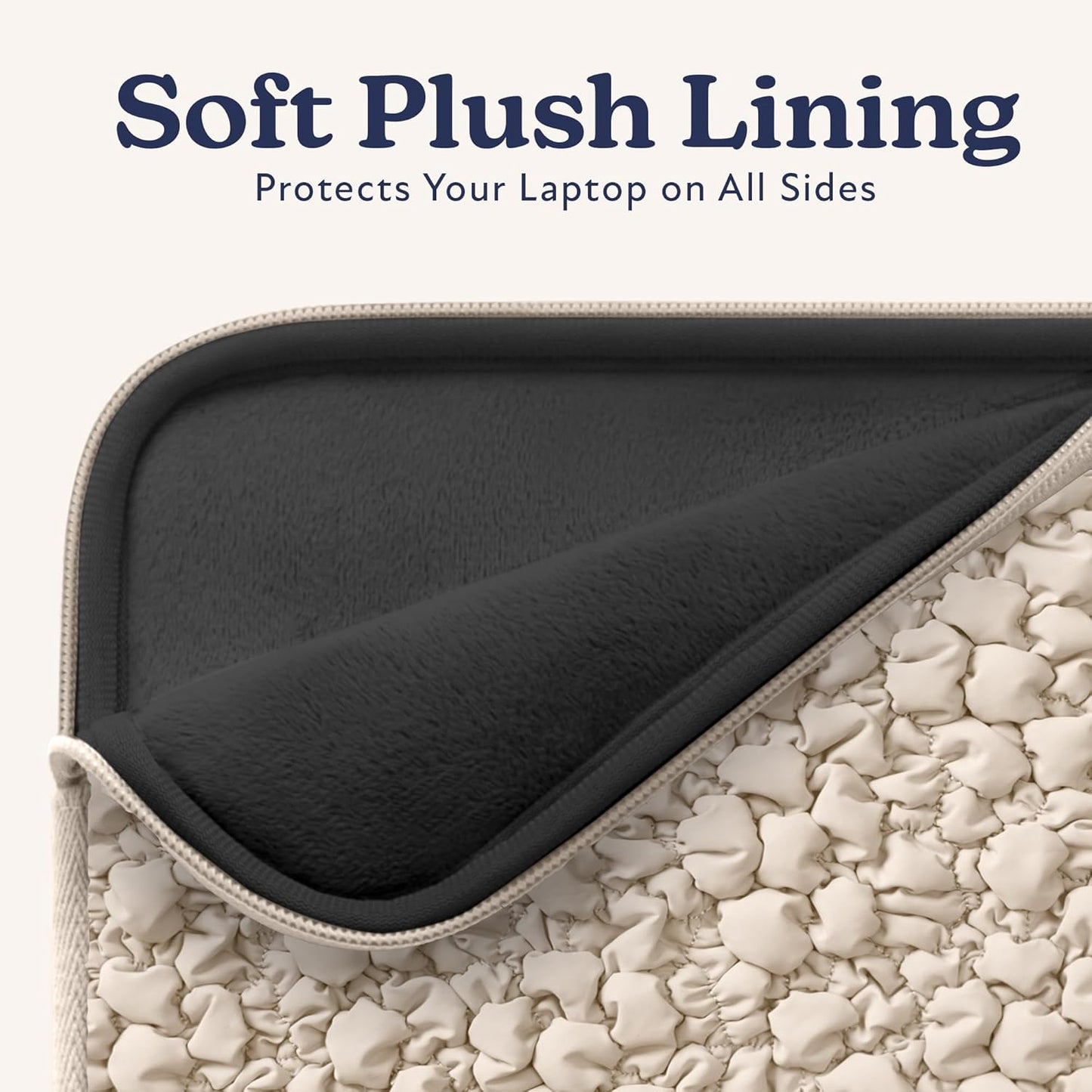 Vandel Puffy Laptop Sleeve Case, 13-14 inch Laptop Sleeve Bag Case 13.3 Inch, Compatible with Mac Air 13, MacBook Pro 13 in, MacBook 14 in, iPad Pro 12.9, HP Dell ASUS