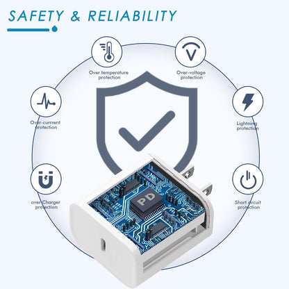 iPhone 16/15 Pro Max Charger Fast Charging,20W USB C Charger Block,3Pack Type C Fast Charging Cord Long USB C to C Wall Charge Cable for iPhone 16/16 Plus/16 Pro Max, iPad Pro 12.9"/11",iPad Air/Mini