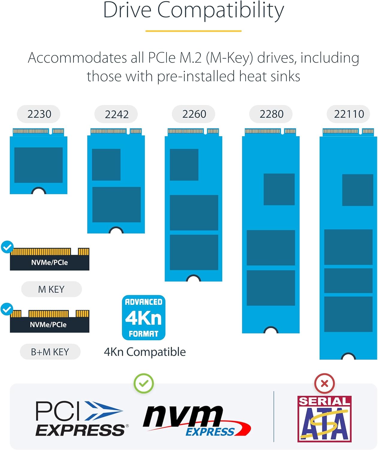StarTech.com 1:1 M.2 NVMe Drive Duplicator, 90GBpm Standalone M.2 SSD Cloner/Copier, USB-C 3.2 20Gbps M.2 Dual-Bay Drive Dock