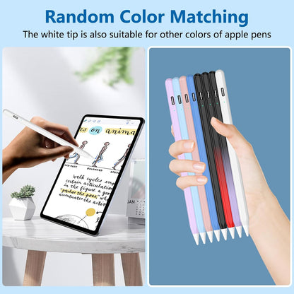 8 Pack Apple Pencil Tips, Replacement Tips Only Compatible with Our KARFUN Pencil, iPencil Nib for iPad Pencil 2018-2023, iPad 10/9/8/7/6 Gen, iPad Pro 11/12.9, iPad Air 5/4/3, iPad Mini 6/5 Gen