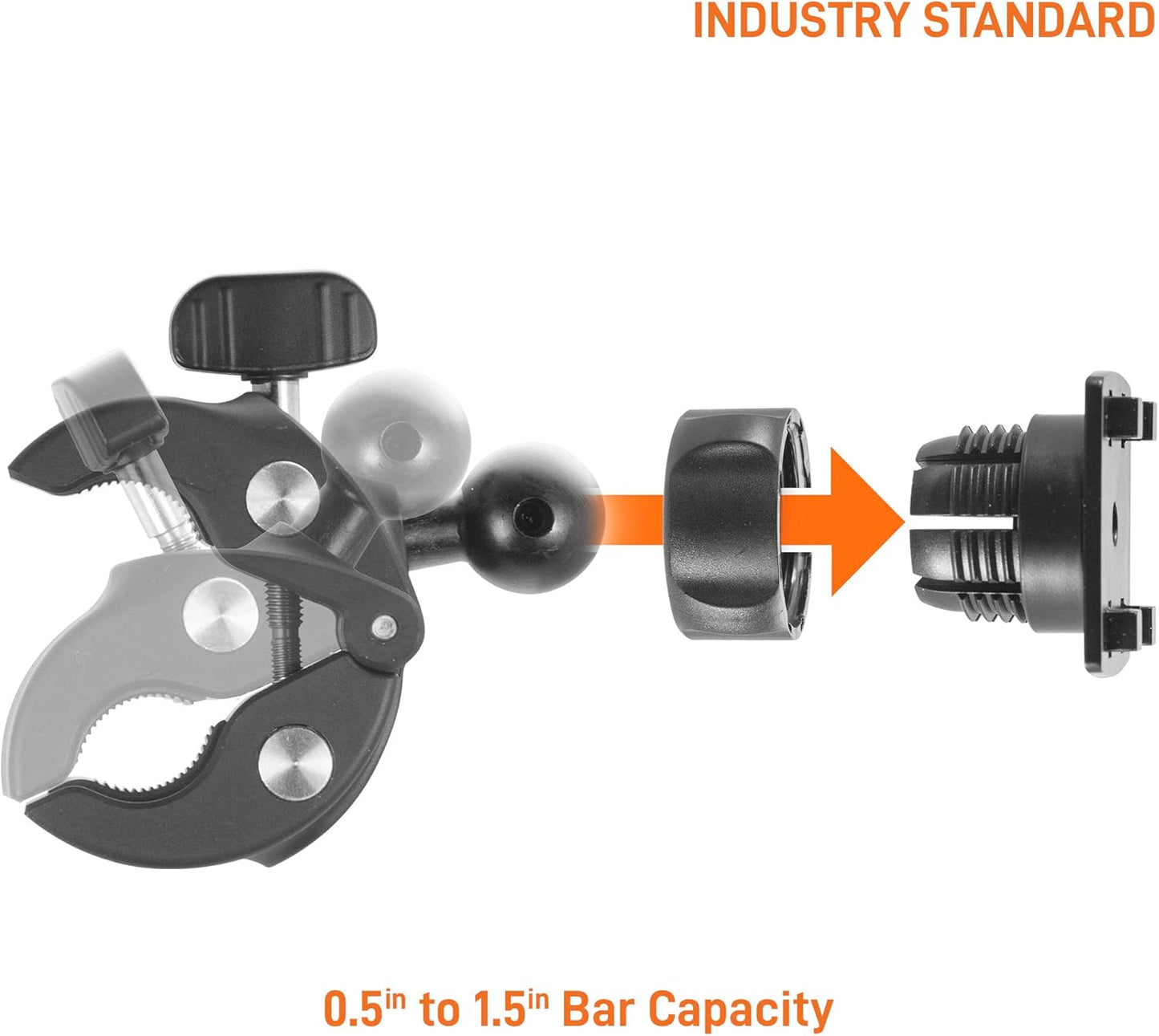 iBOLT TabDock Point of Purchase Wall Mount - with 3 Tablet Holders Perfect for Multiple delivery Applications (DoorDash, Uber eats, Postmates, etc.) Fits 7 to 10 inch Tablets