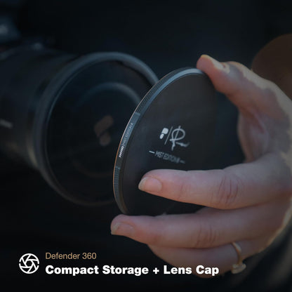 PolarPro 77mm Peter McKinnon Mist VND Camera Filter - 6-9 Stop Variable Neutral Density Lens Filter for DSLR/Mirrorless Pro Video – for Cinematic Shutter Speed Control + Diffusion