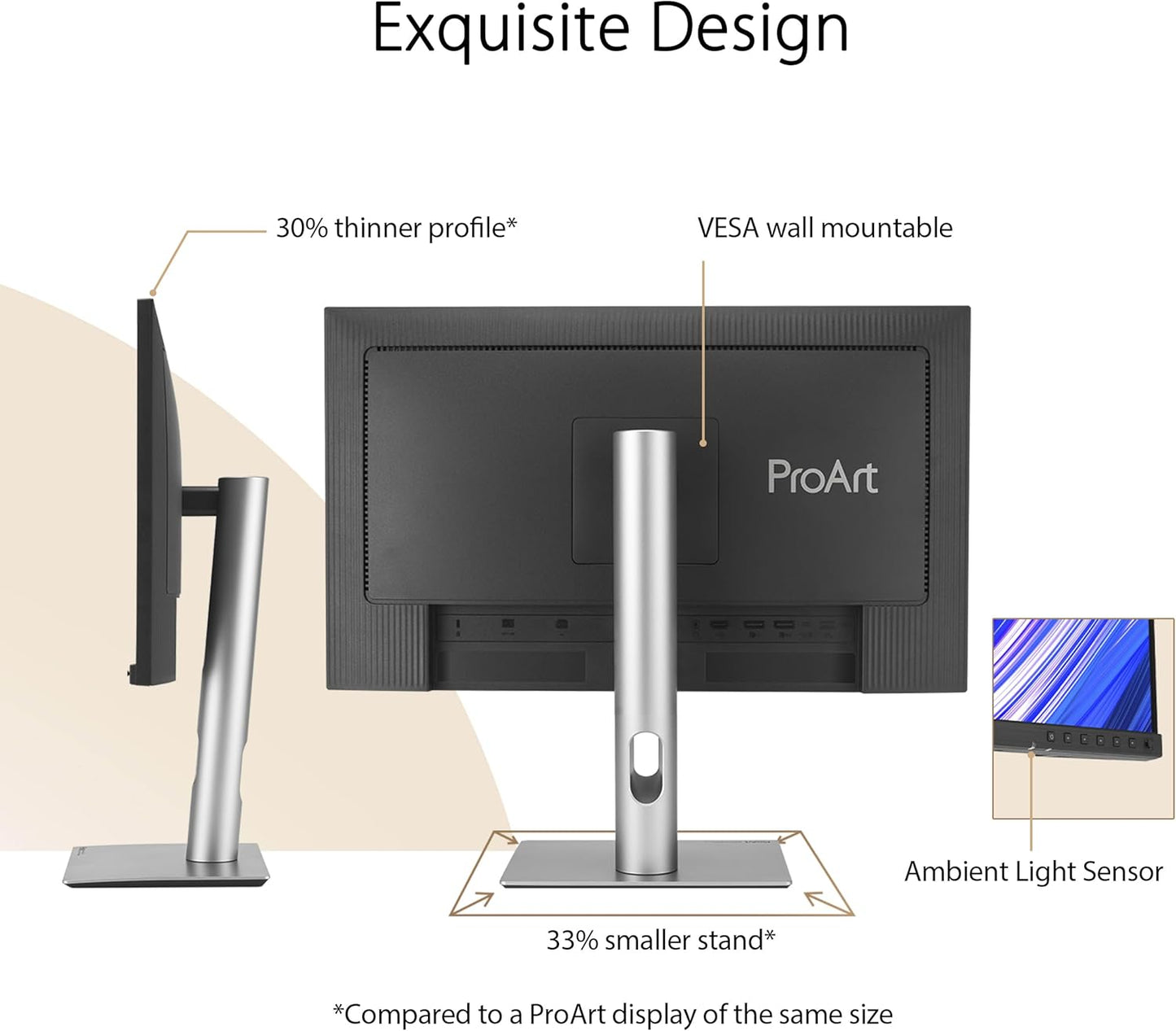 ASUS ProArt Display 24” (23.8 inch viewable) 1440P Professional Monitor (PA24ACRV) – IPS, QHD (2560 x 1440),Pre-Calibrated, 95% DCI-P3, ΔE < 2, Calman Verified, USB-C PD 96W, HDR400, 3 yr Warranty