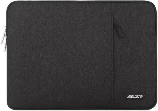 MOSISO Laptop Case 24 inch, 24 inch Laptop Sleeve Compatible with ASUS Gaming Monitor HP Dell Lenovo Notebook, Polyester Vertical Computer Sleeve Bag with Pocket, Black