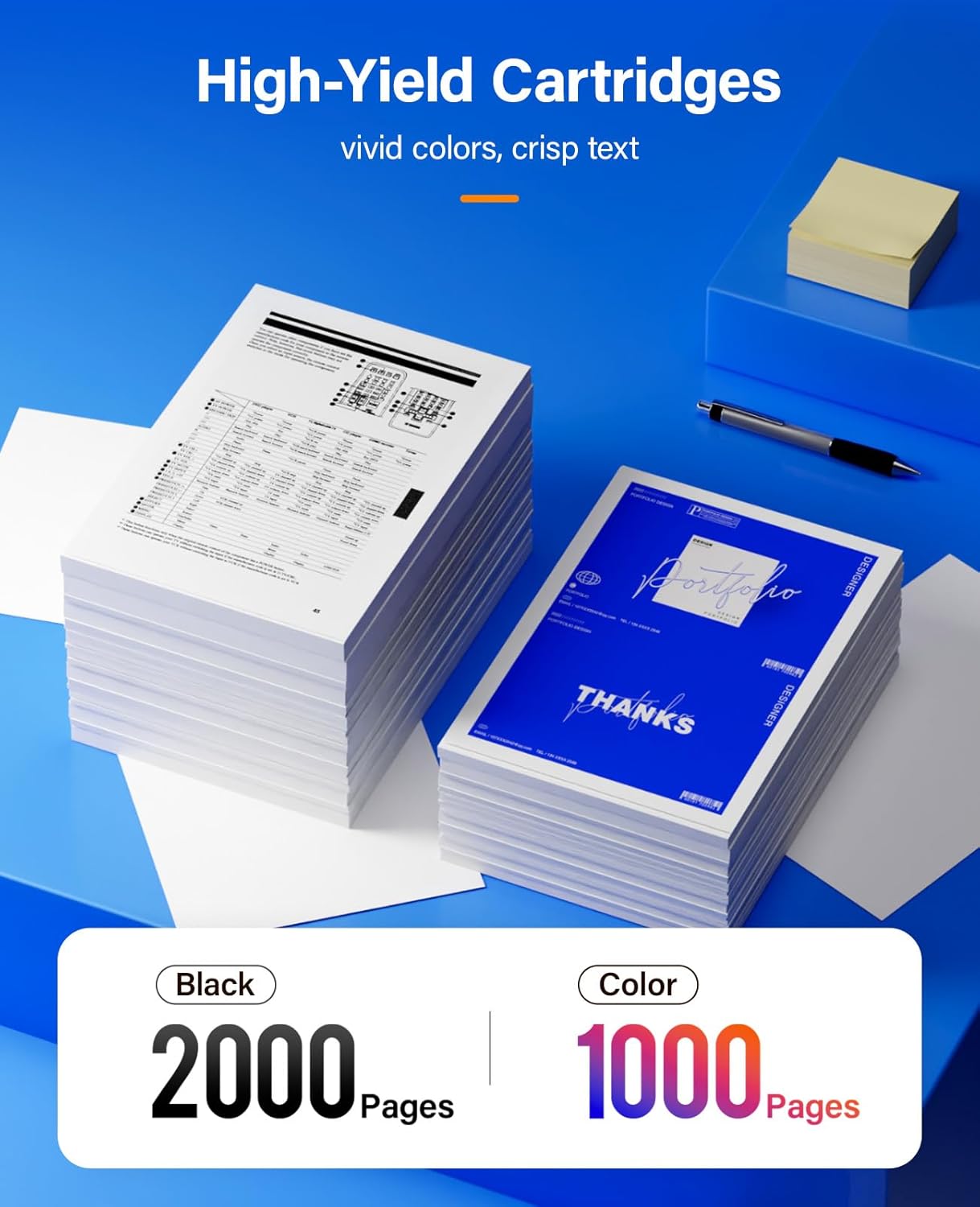 6022 6027 Toner Cartridge Set 4-Pack High-Yield Replacement for 106R02759 106R02756 106R02757 106R02758 Compatible for Xerox Phaser 6020 6022 WorkCentre 6025 6027 Printer Ink Black Cyan Magenta Yellow